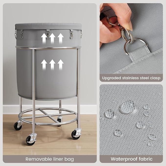 ELYKEN 190L Laundry Basket - Image 6