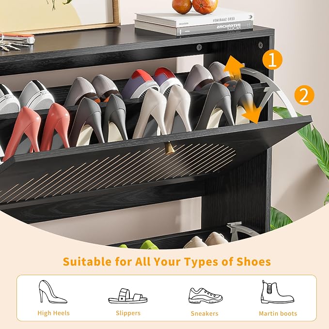 Fsbecl Shoe Storage Cabinet for Entryway - Image 5