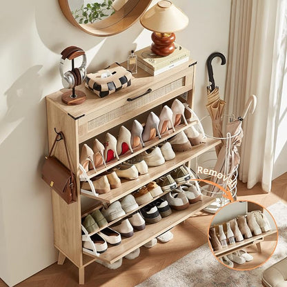 LEYAOYAO Shoe Cabinet Storage for Entryway - Image 5