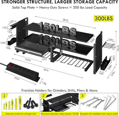 KSVO Power Tool Organizer Wall Mount - Image 3