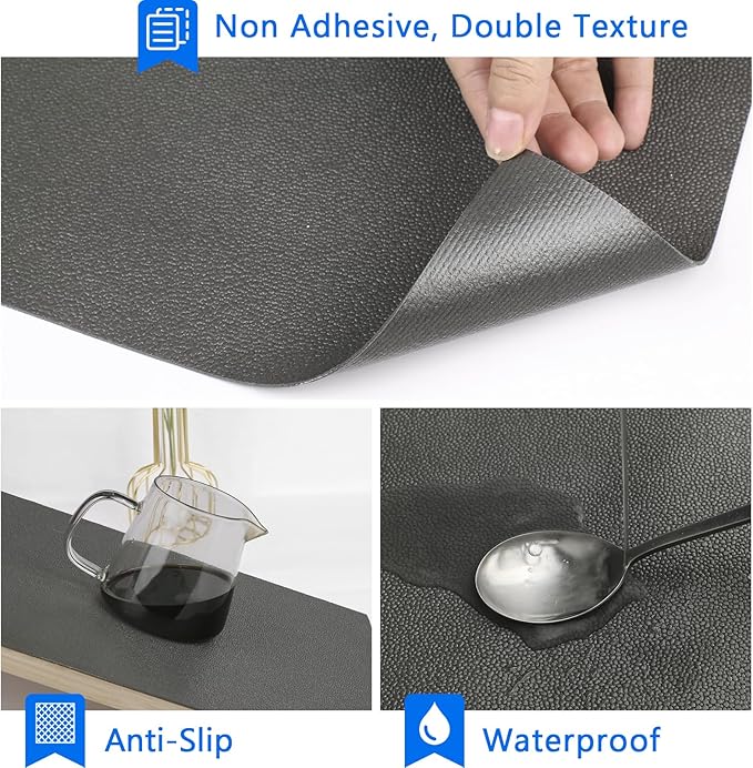 WochiTV Shelf Liner for Cabinets, Drawer Non Adhesive Non Slip Foam Mat for - Image 2