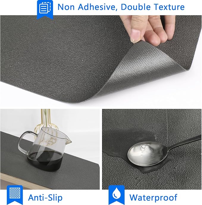 WochiTV Shelf Liner for Cabinets, Drawer 20 x 236 inches, Non Adhesive Non Slip - Image 3