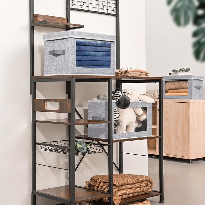 Homsorout Stackable Storage Bins - Image 5