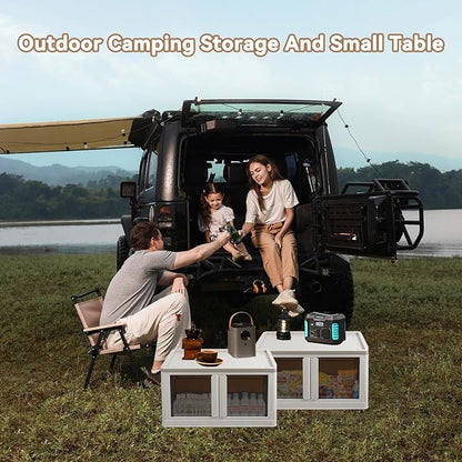 Storage Box, Cabinet with Lids, Extra Large Useful Box, 19 Gallons Capacity - Image 6