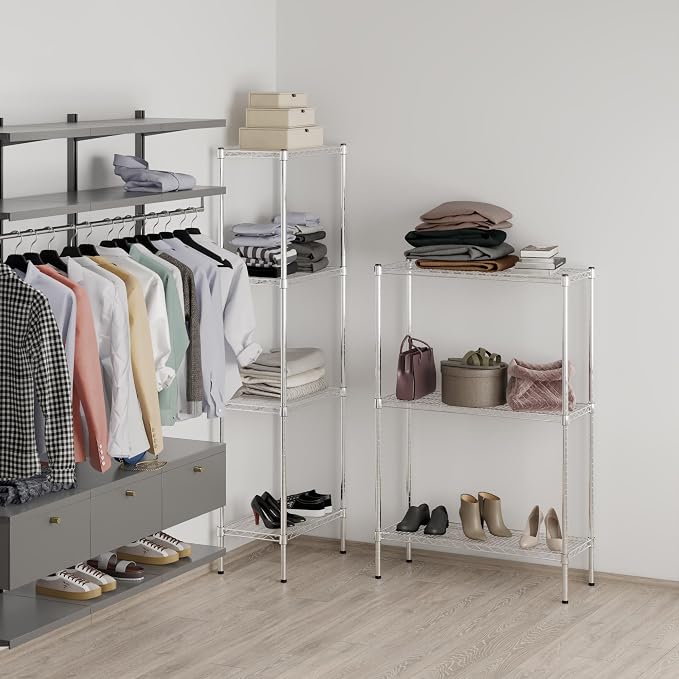 14" Deep x 36" Wide x 54" Height Wire Shelving Kit | 3-Tier | NSF Commercial - Image 6