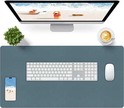 Bloss Light Blue Desk Mat 31.5x15.7, Desk Matt by Bloss