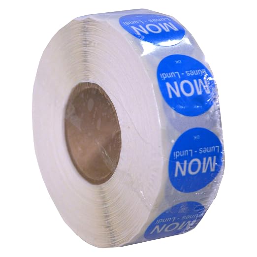 DayMark Safety Systems-IT1143921 Day of The Week 3/4" Circle Permanent Label by DayMarkSafetySystems
