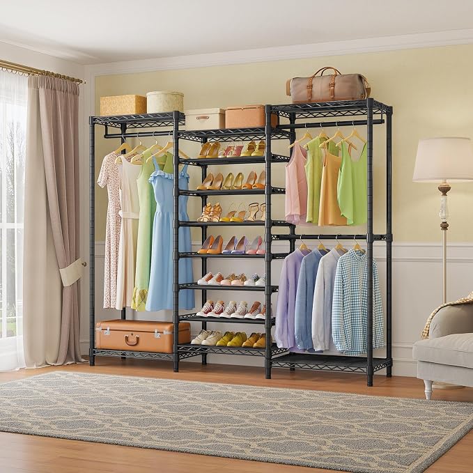 VIPEK S3 Heavy Duty Garment Rack Freestanding Clothes Rack Closet Storage - Image 2