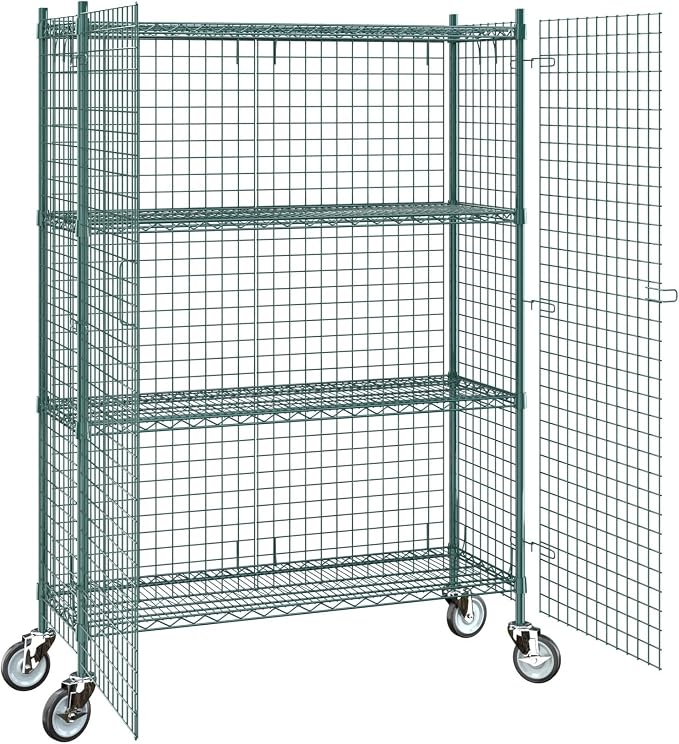 18"x48"x70" Metal Wire Green Security Heavy Duty Commercial NSF Certified - Image 4