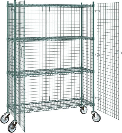 18"x48"x70" Metal Wire Green Security Heavy Duty Commercial NSF Certified - Image 4
