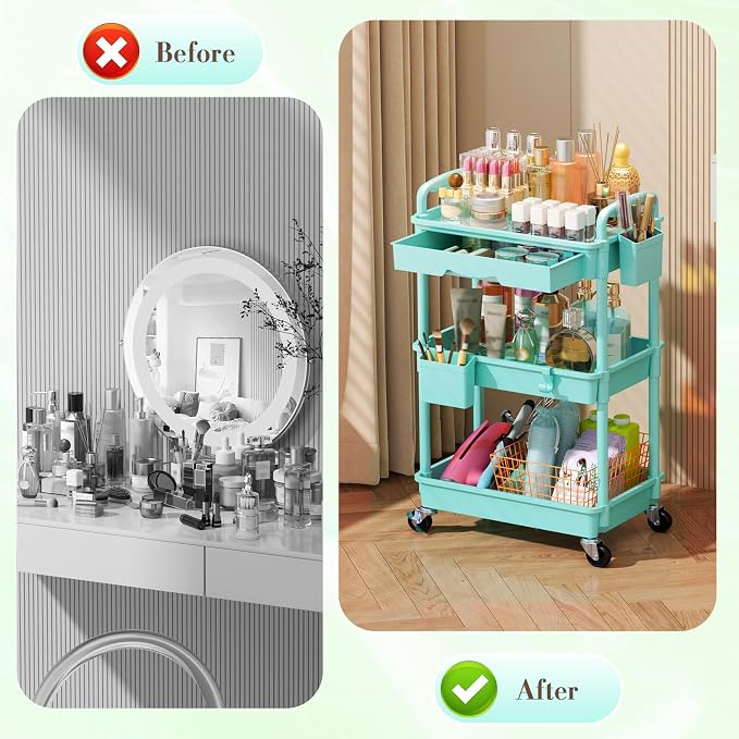 SUNALLY Makeup Cart Organizer - Image 5