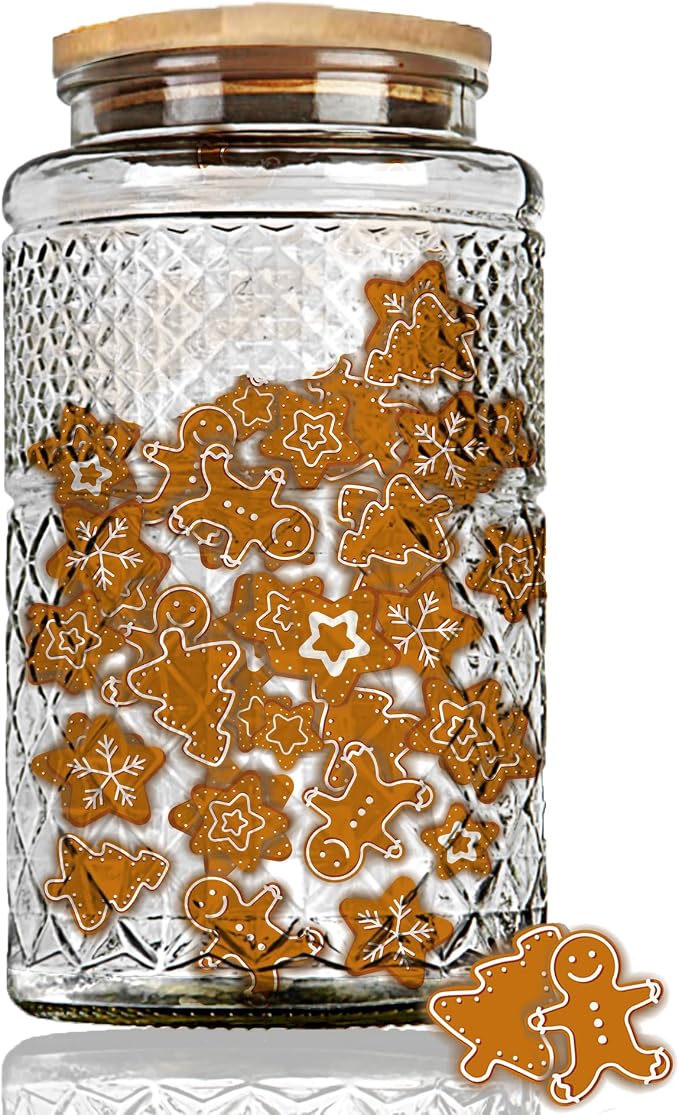 Prettidecor 1 Gallon Large Airtight Glass Storage Jars by Prettidecor