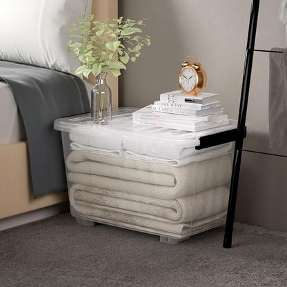 Cetomo 40Qt*6 Plastic Storage Bins, Storage Box, 6 Pack, Organizing Container - Image 5