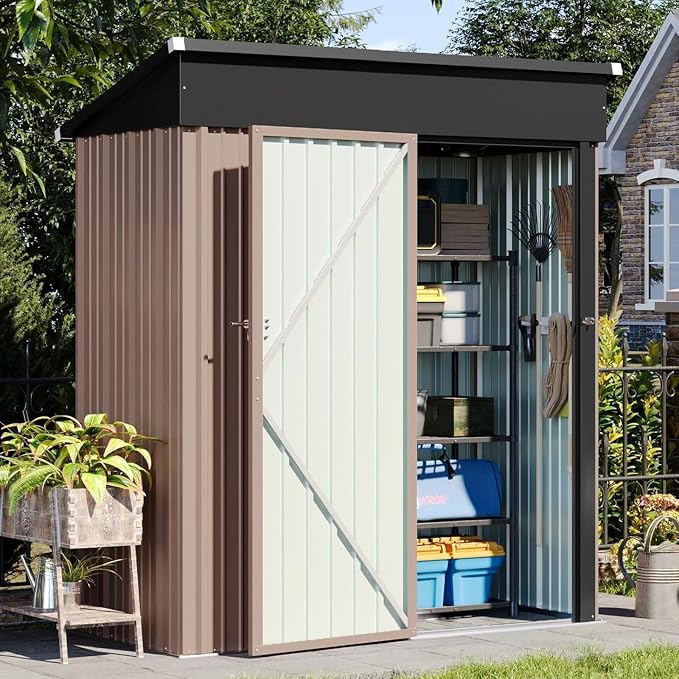 Aoxun 5’ x 2.9’ Shed Outdoor Storage Shed - Image 8