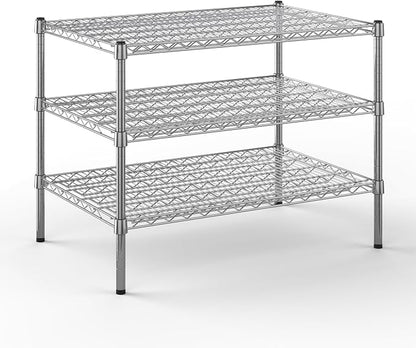 24" Deep x 36" Wide x 27" Height Wire Shelving Kit | 3-Tier | NSF Commercial by Regal+Altair