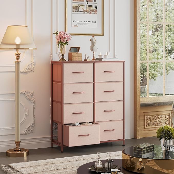 WLIVE Fabric Dresser for Bedroom, Tall Dresser - Image 2