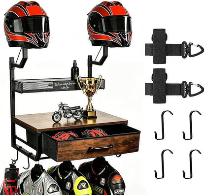 Motorcycle Helmet Holder Wall Mounted by OYMVEKIK