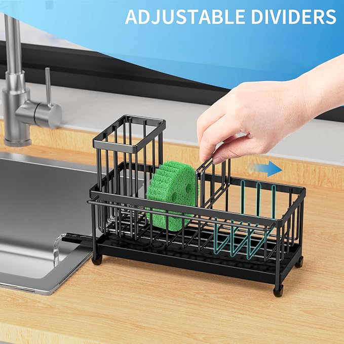 Cisily Sponge Holder for Kitchen Sink - Image 6