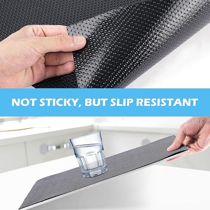Drawer Liners, Waterproof Shelf Liner, Anti-Slip Non-Adhesive BPA Free Kitchen - Image 3