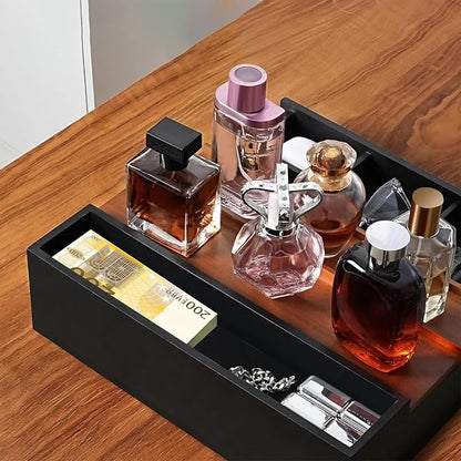 3 Tier Wood Perfume Display Stand | Perfume Organizer Shelf - Image 7