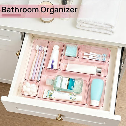 Vtopmart 25 PCS Plastic Drawer Organizers Set, 4-Size Versatile Bathroom and - Image 5