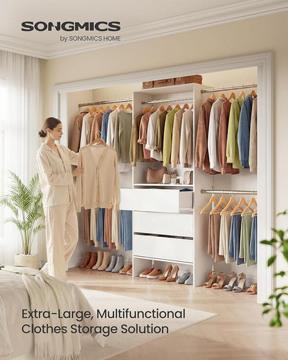 SONGMICS closet system, customizable walk-in closet organizer system - Image 2