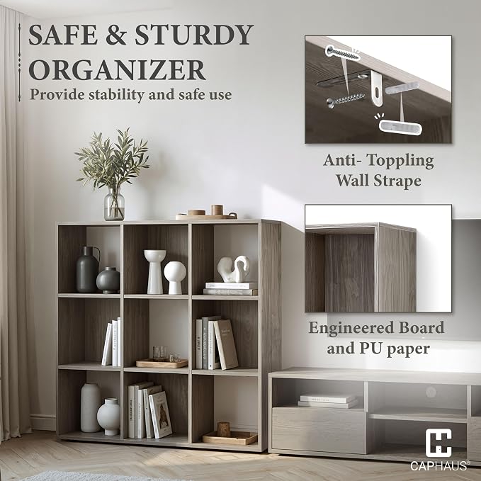 CAPHAUS Sturdy Room 11-Inch Cube Storage Organizer Shelf, - Image 4