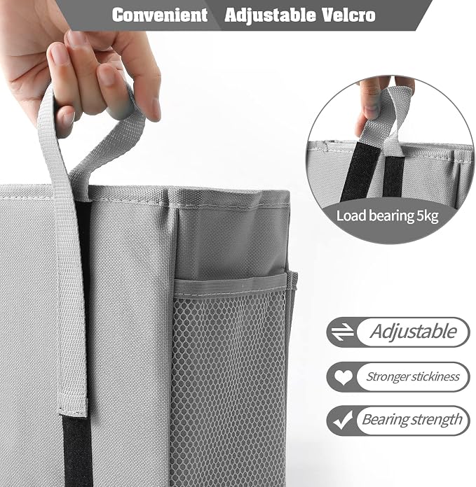 Bseash Bunk Bed Organizer, Bedside Caddy Hanging Bed Organizer Storage Bag - Image 4