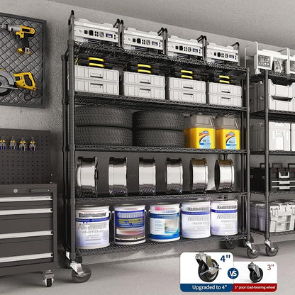 Garvee Storage Shelves, 5-Tier Metal Shelving Units - Image 5