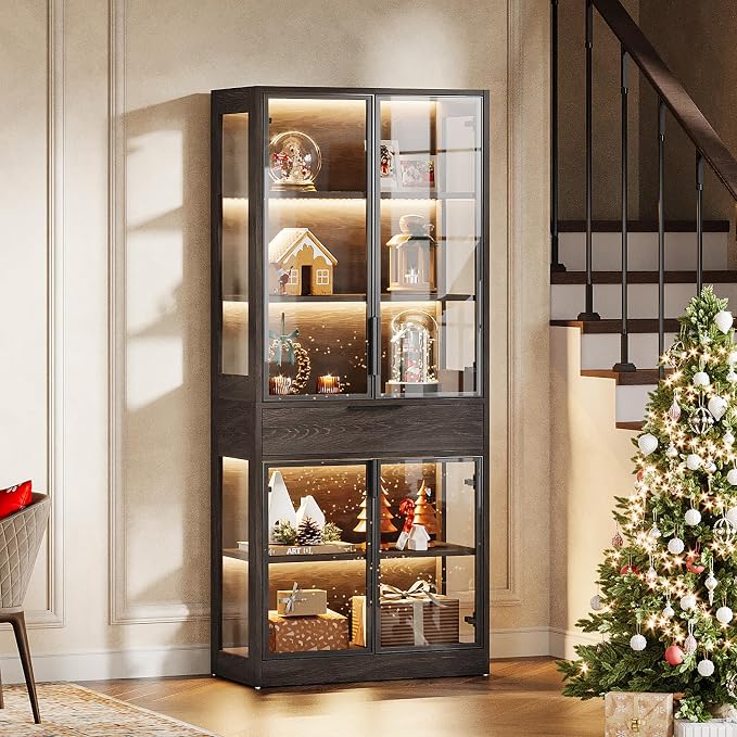 Tribesigns 71-inch Tall Display Cabinet by Tribesigns