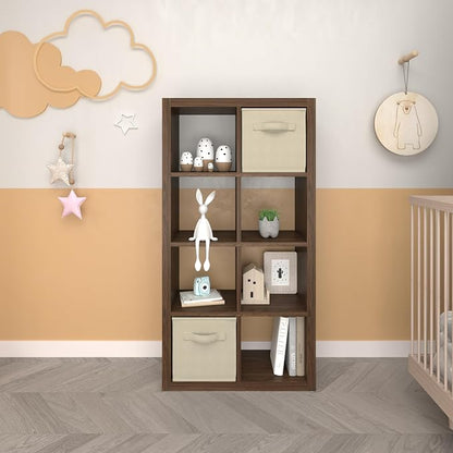 Bookshelf Cube Storage Organizer, 8-Cube Shelf Bookcase - Image 7