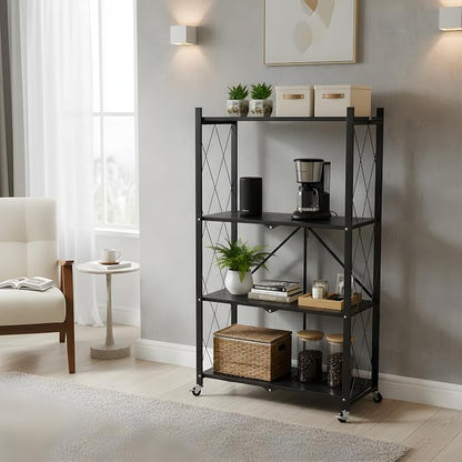 4 Tier Foldable Storage Shelf - Image 9