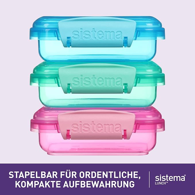 Sistema Lunch Collection Food Storage Containers, 6.7 oz./0.2 L - Image 5