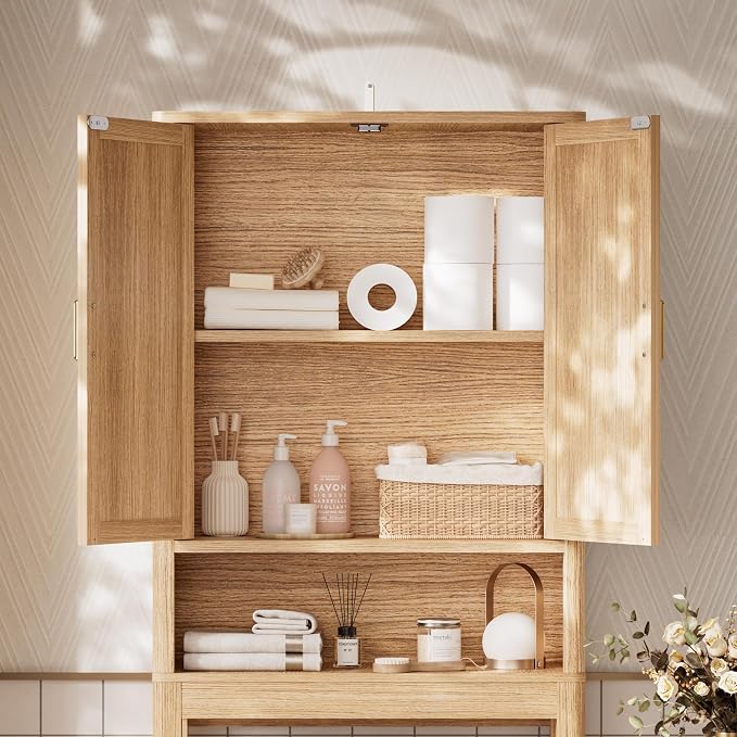 Over the Toilet Storage Cabinet, Bathroom Storage Cabinet - Image 7