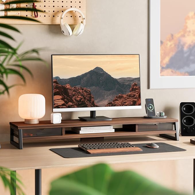 Fenge Dual Monitor Stand, Monitor Riser - Image 2