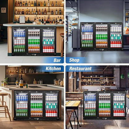 Beverage Refrigerator, 53.15W Inch 12 Cu.Ft Drink Fridge, Back Bar Beer Fridge - Image 9