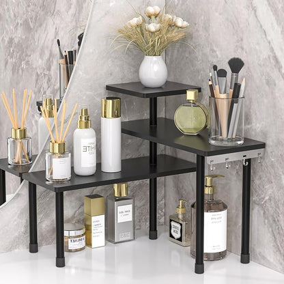 JayRex Countertop Corner Shelf, 3 Tier Shelf Moveable Organizer by JayRex