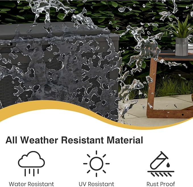 Patiolife 100 Gallon Resin Deck Box - Image 4