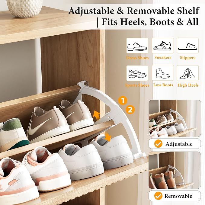 Nicetree Shoe Storage Cabinet for Entryway - Image 4
