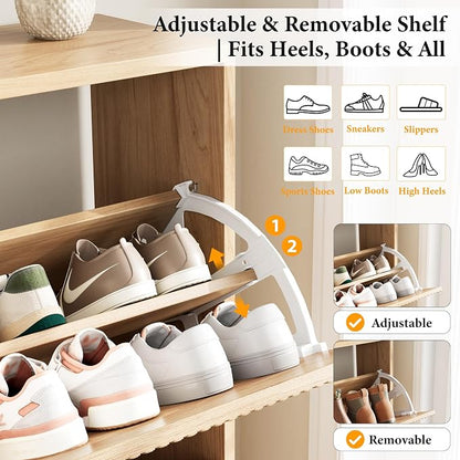 Nicetree Shoe Storage Cabinet for Entryway - Image 4