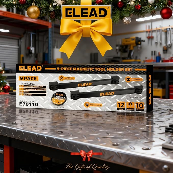 ELEAD 9-Piece 12" Magnetic Tool Holder Storage Organizer - Image 9