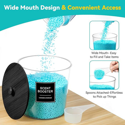 Laundry Pods Container & Dryer Sheet Holder, Laundry Room Organization and - Image 4