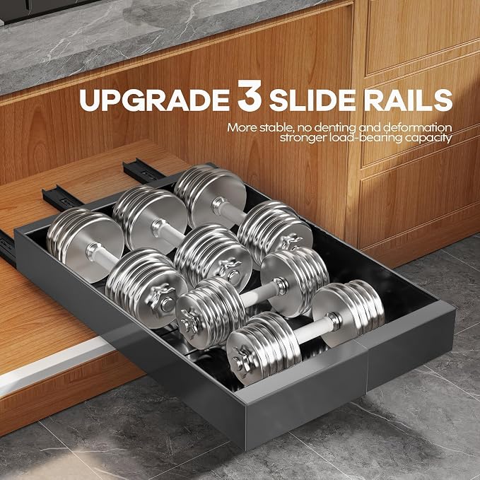 Seinloes 2 Pack Expandable Pull Out Cabinet Organizer 21" Deep - Image 5