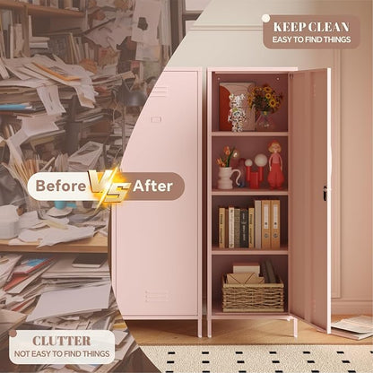Metal Locker Storage Cabinets, Living Room, Bathroom Office - Image 6