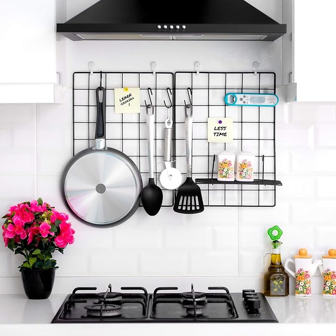 2 Pack Wire Wall Grid Panel | Photos & Pictures Display Grid Wall Panels | Black - Image 6