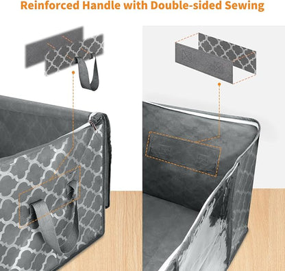 90 L Large Storage Bag Clothes Storage Organizer - Image 3