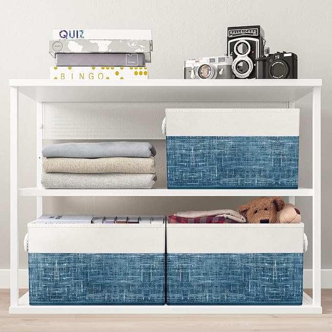 Storage Bins 2-Pack, Foldable Storage Baskets - Image 5