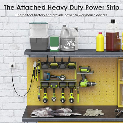 CCCEI Modular Power Tool Organizer Wall Mount Charging Station, Garage Drill - Image 3