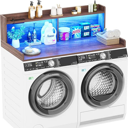Aheaplus Washer and Dryer Countertop, 2-Tier Laundry Countertop Cover by Aheaplus