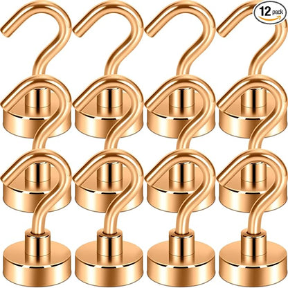 Neosmuk Magnetic Hooks, Heavy Duty 30lb+ Strong Magnet Hook by Neosmuk
